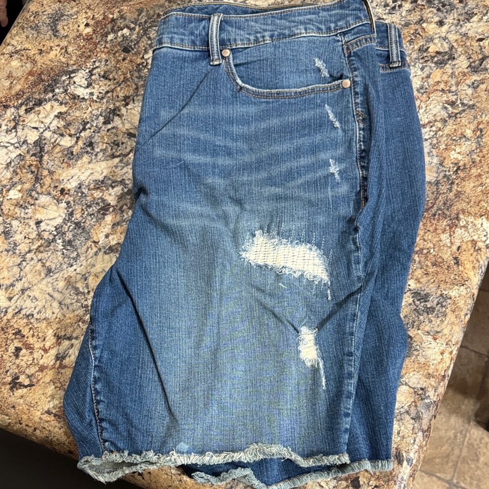 Torrid Blue Denim Shorts